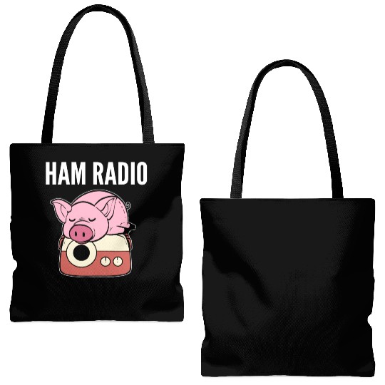 Ham Radio Newscaster Gift Tote Bags (AOP)