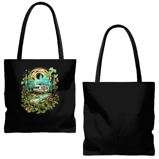 nature, freedom, independent, gift Tote Bags (AOP)
