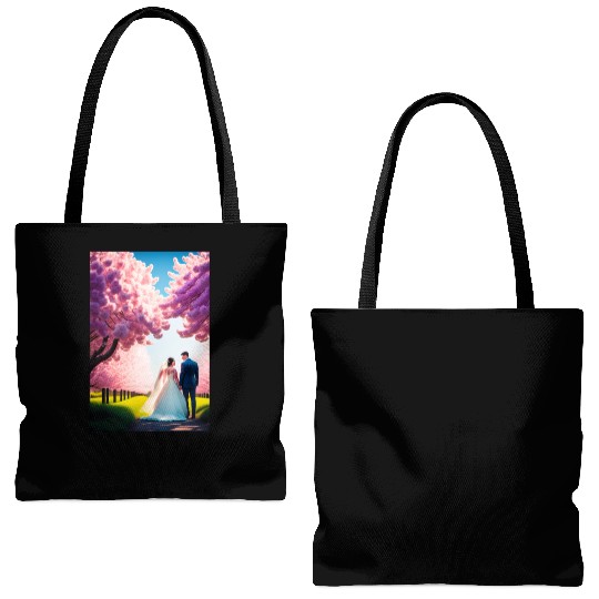 SPRING WEDDING Tote Bags (AOP)