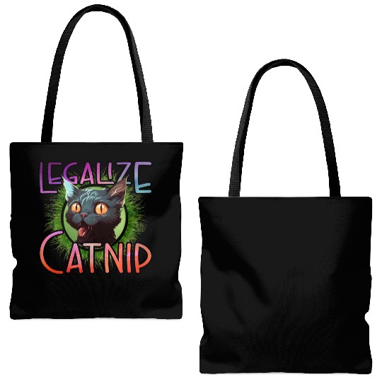 Legalize Catnip Tote Bags (AOP)