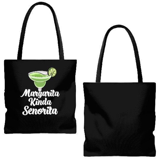 Margarita Kinda Senorita Tote Bags (AOP)