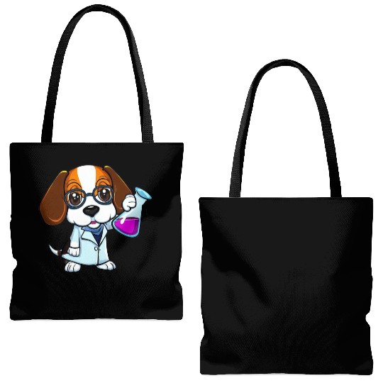 Beagle Puppy - Dexter Tote Bags (AOP)