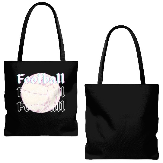 Football is life , sport lover Tote Bags (AOP)