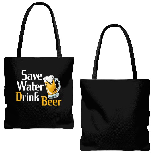 Beer drinking party celebrations beer drinker save Tote Bags (AOP)
