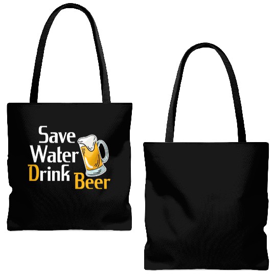 Beer drinking party celebrations beer drinker save Tote Bags (AOP)