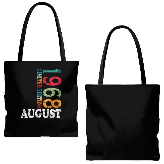 august 1968 Anniversary august 1968 august Tote Bags (AOP)