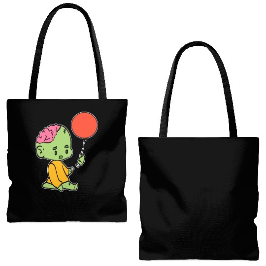 Zombie Child Balloon Seller Gift Tote Bags (AOP)