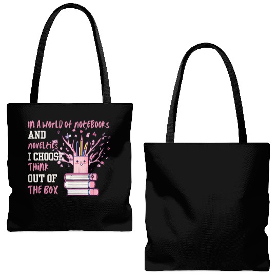 Back to school artsy Tote Bags (AOP)