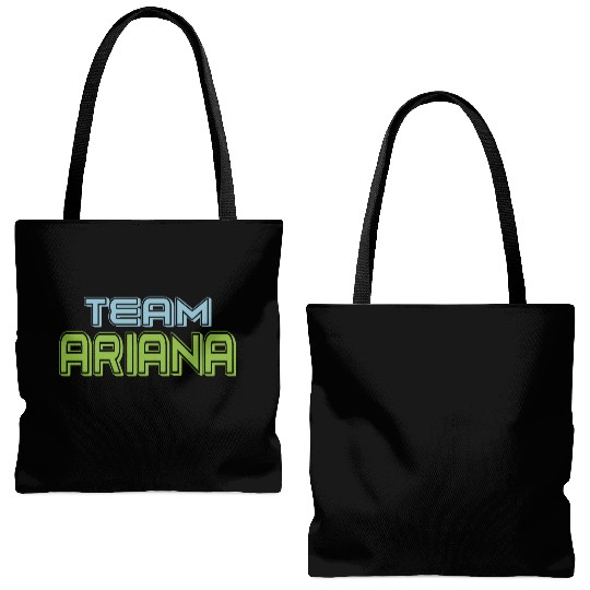 Show Support Be On Team Ariana Tote Bags (AOP)