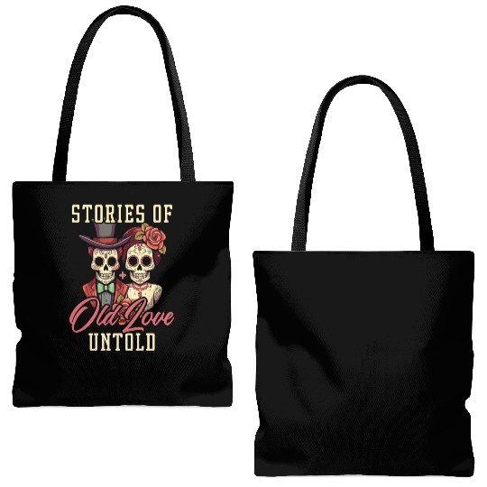 Dia De Los Muertos Sugar Skull Mexican Holiday Tote Bags (AOP)