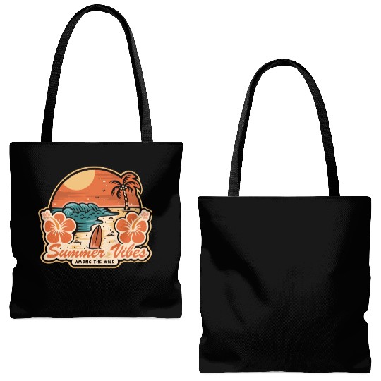 SUMMER VIBES: Among the Wild Tote Bags (AOP)