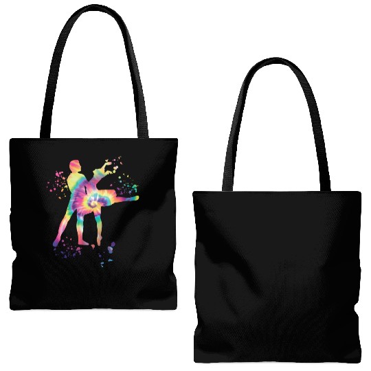 Ballet Dance Couple Woman Ballerina Tote Bags (AOP)