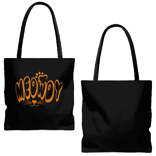meowdy Tote Bags (AOP)