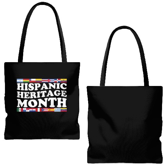 Hispanic Heritage Month Funny Hispanic Spanish Tote Bags (AOP)