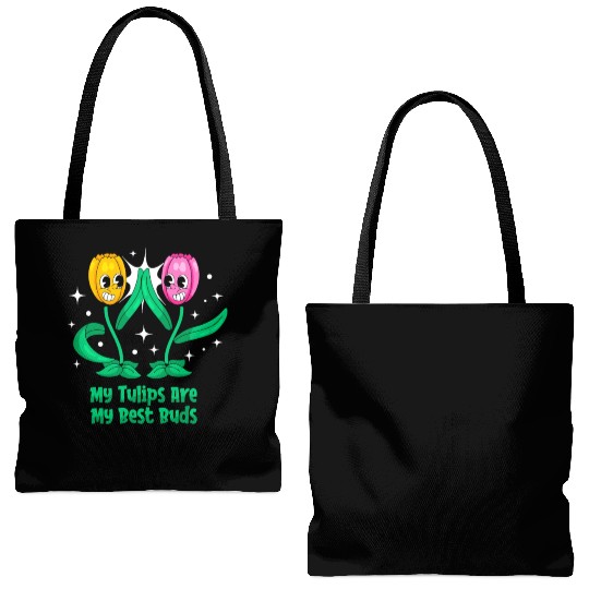 Tulip Gardening Cute Tote Bags (AOP)