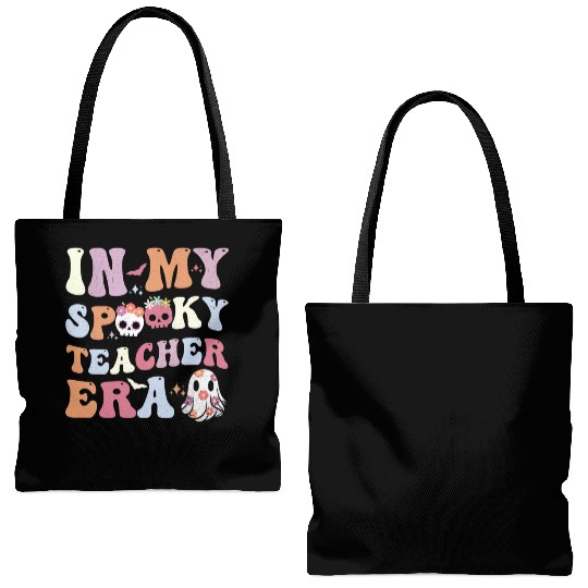 In My Spooky Teacher Era Halloween Tote Bags (AOP)