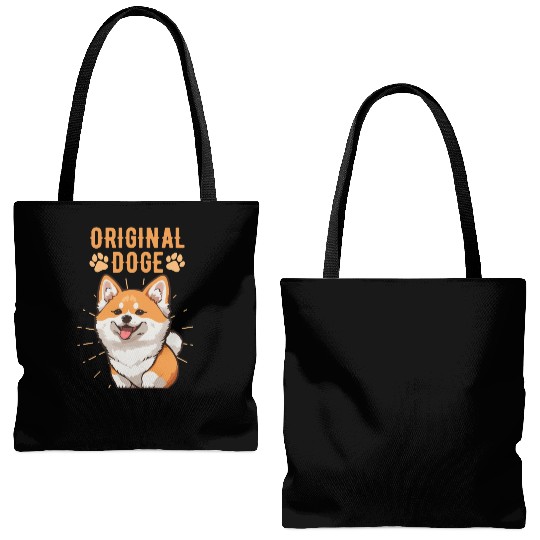 Original Doge Shiba Inu Tote Bags (AOP)