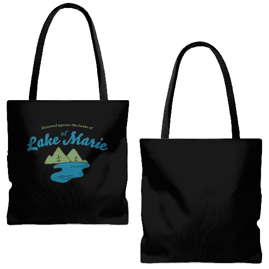 John Prine Lake Marie Folk Music Tote Bags (AOP)
