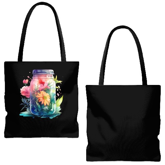 Wild Flowers Tote Bags (AOP) Design - Funny gift