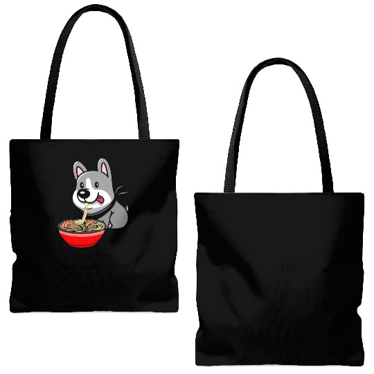 Life Is Great With Ramen Noodles Tote Bags (AOP)