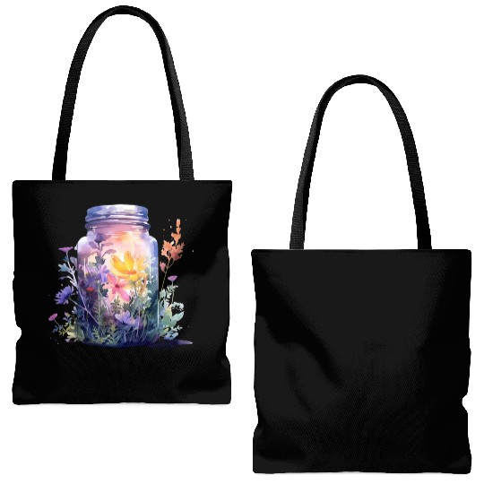 Wild Flowers Tote Bags (AOP) Design - Funny gift