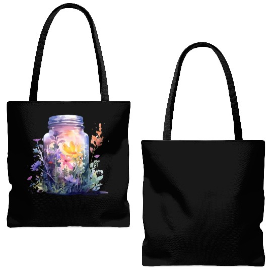 Wild Flowers Tote Bags (AOP) Design - Funny gift