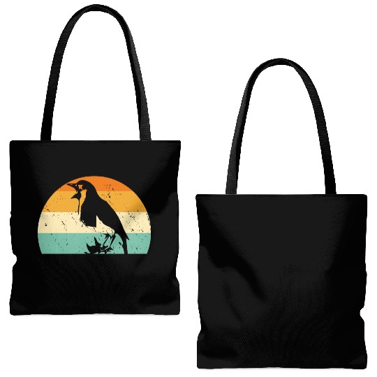 Bird Chirp Art Budgie Sparrow Canary Hummingbird Tote Bags (AOP)