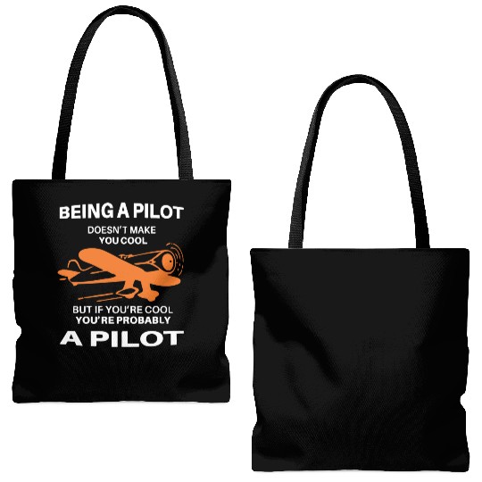 If You Are Cool You are Probably a PILOTs Tote Bags (AOP)