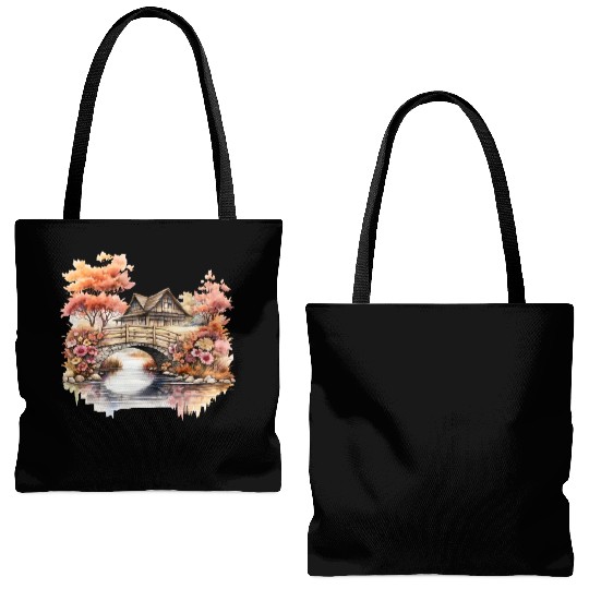 Wild Flowers Tote Bags (AOP) Design - Funny gift
