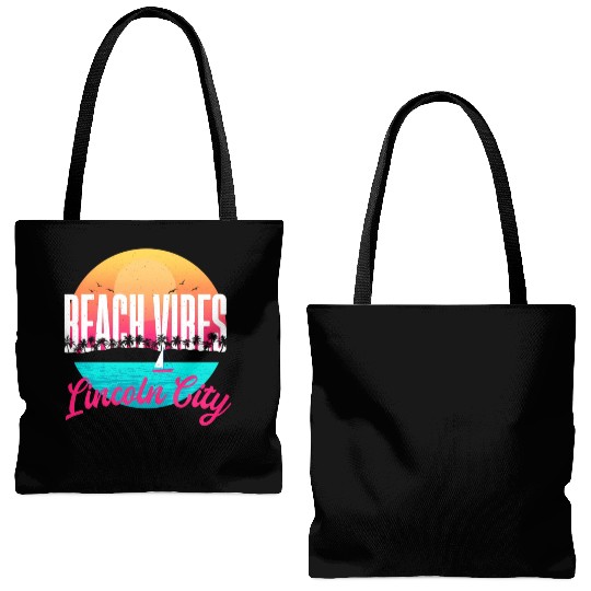Beachs Lincoln City Summer Oregon Tropical Beach Tote Bags (AOP)