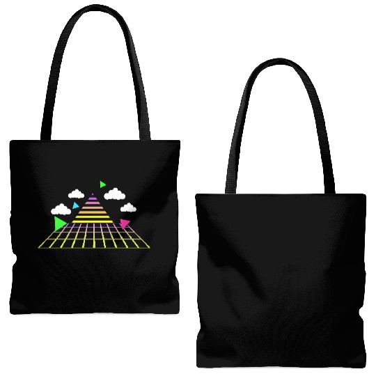 Game 8-bit pixel retro style 90s. Tote Bags (AOP)