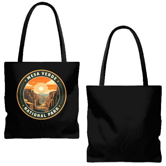 Mesa Verde National Park Tote Bags (AOP)
