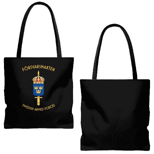 swedish armed forces Tote Bags (AOP)