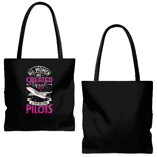 Pilot Aviation Airplane Airline Future Pilots Tote Bags (AOP)