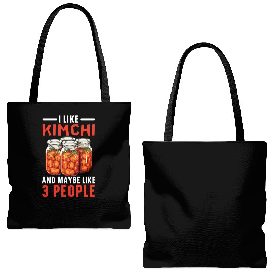 Kimchi Lover Korean Cuisine Spicy Food South Korea Tote Bags (AOP)