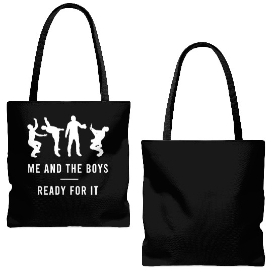 Me And The Boys Ghost Hunting Funny Game Tote Bags (AOP)