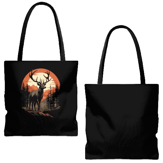 Camouflage Your Passion with a Deer Hunting Tote Bags (AOP)