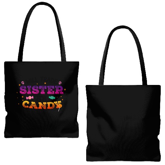 Will Trade Sister For Candy Tote Bags (AOP)
