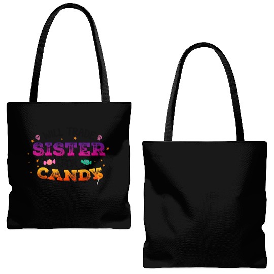 Will Trade Sister For Candy Tote Bags (AOP)