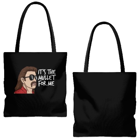 It's The Mullet For Me Mullet Redneck Men's Mullet Tote Bags (AOP)