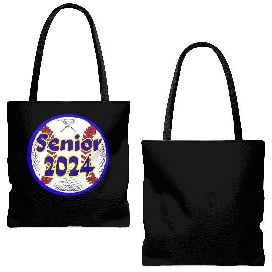 Baseball Senior Class of 2024 Tote Bags (AOP)