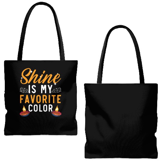 Happy Diwali Diwali Festival Indian Hindu Hinduism Tote Bags (AOP)