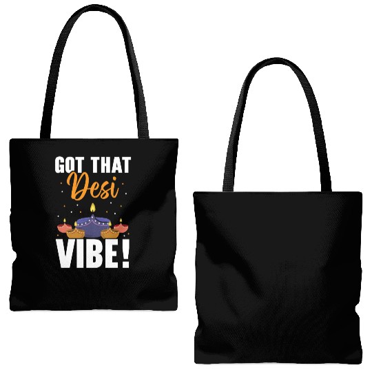 Happy Diwali Diwali Festival Indian Hindu Hinduism Tote Bags (AOP)