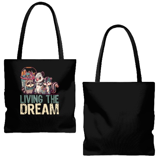 Living The Dream - Cute Anime Kawaii Japanese Love Tote Bags (AOP)