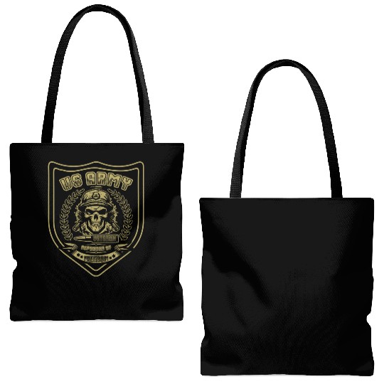 US Army Veteran Defender of Freedom Tote Bags (AOP)