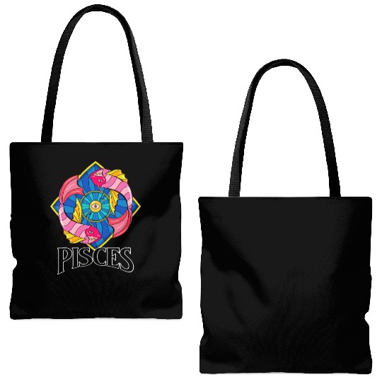 Pisces Pride Tote Bags (AOP): Show Off Your Zodiac