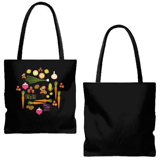Vegetable Herb Garden Tote Bags (AOP)
