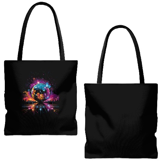 Disco Ball Party Tote Bags (AOP)