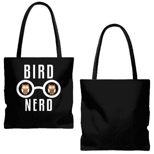 Bird Nerd Tote Bags (AOP)