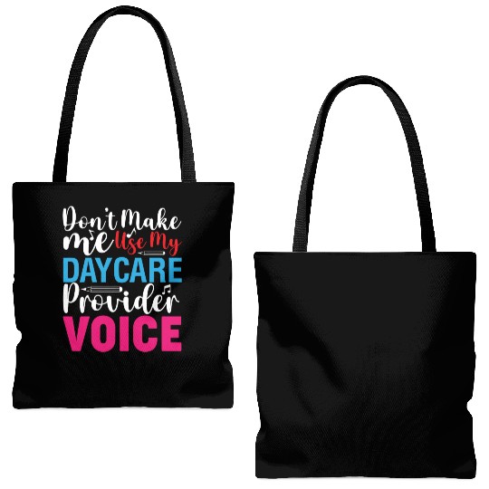 Daycare Provider Childcare Pre-k Teacher Appreciat Tote Bags (AOP)